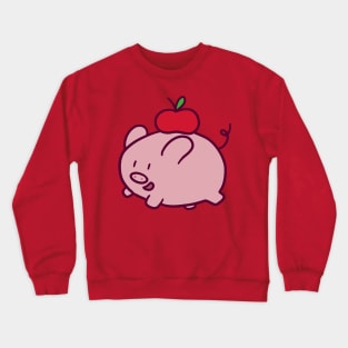 Apple Pig Crewneck Sweatshirt